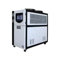 5 HP Small Cooling Water Chiller  300 Controller, Factory Price Industrial  Recirculating  Water Cooled Chiller