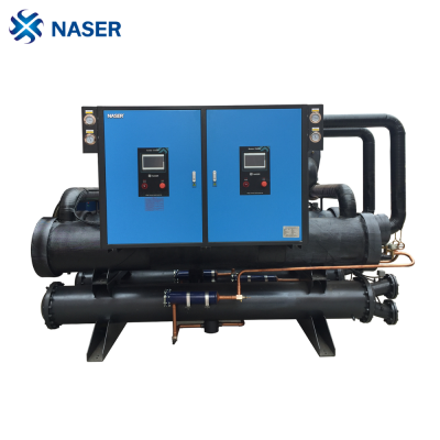 screw type cryogenic glycol industrial water chiller (-20 degree) for food cooling