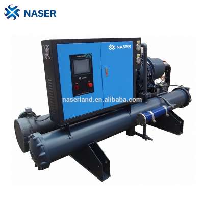 100hp water cooled screw chiller made by naser factory